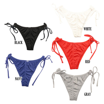 La-Pomme MFS Fabric Half-Back Shorts with Side String Design for a Soft Fit 419034