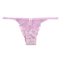 ラ・ポーム 透け感ストレッチレース レディースハーフバックショーツ 秘密ポケット付き 423033