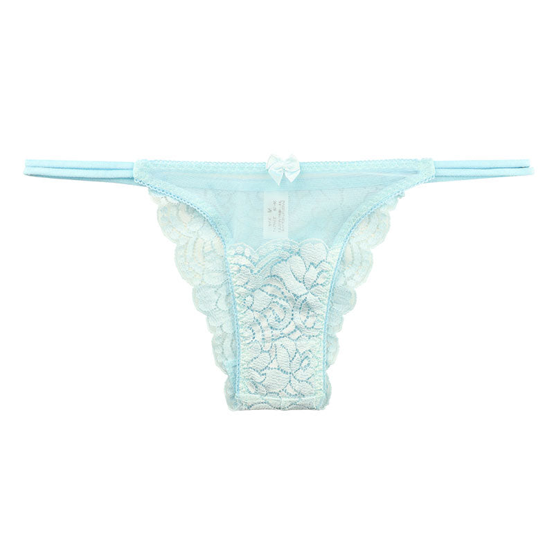 ラ・ポーム 透け感ストレッチレース レディースハーフバックショーツ 秘密ポケット付き 423033