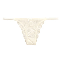 ラ・ポーム 透け感ストレッチレース レディースハーフバックショーツ 秘密ポケット付き 423033