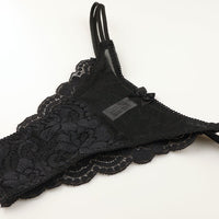 ラ・ポーム 透け感ストレッチレース レディースハーフバックショーツ 秘密ポケット付き 423033