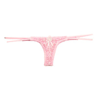 ラ・ポーム エレガントレース メッシュ エアリー ローライズTバックランジェリー 423034