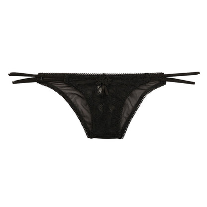 La Paum Elegant Lace Mesh Airy Low-Rise Half-Back Lingerie 423035
