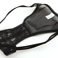 ラ・ポーム エレガントレース メッシュ エアリー ローライズハーフバックランジェリー 423035