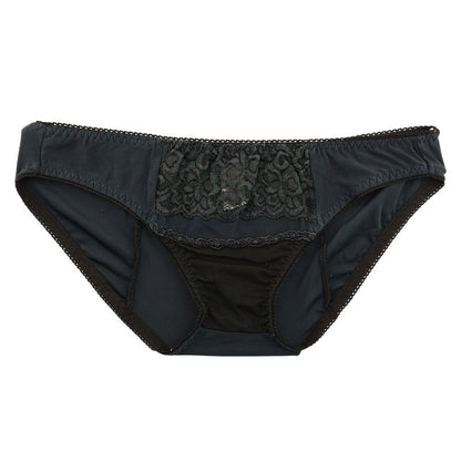 La-Pomme Stretch Fabric and Lace Design Full Back Shorts - Light and Comfortable Lingerie 423039