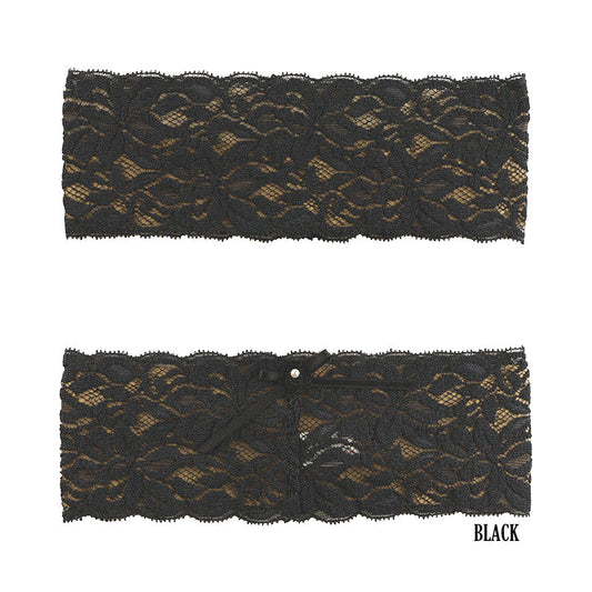 La-Pomme Stretch Lace Fabric Feminine Design Eye Mask 51303
