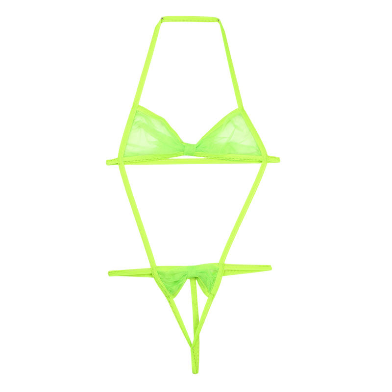 ラ・ポーム 妖艶リボン風ブラ シースルー素材 ミストラメ入り セクシーランジェリー 526004