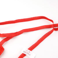 ラ・ポーム 妖艶リボン風ブラ シースルー素材 ミストラメ入り セクシーランジェリー 526004