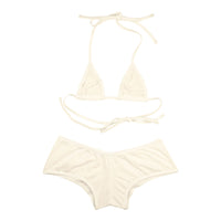 ラ・ポーム 快適＆セクシー MFSストレッチ ブラ＆ショーツ 統一感ペアセット 535036