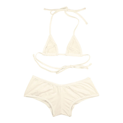 【OUTLET】ラ・ポーム 快適＆セクシー MFSストレッチ ブラ＆ショーツ 統一感ペアセット 535036