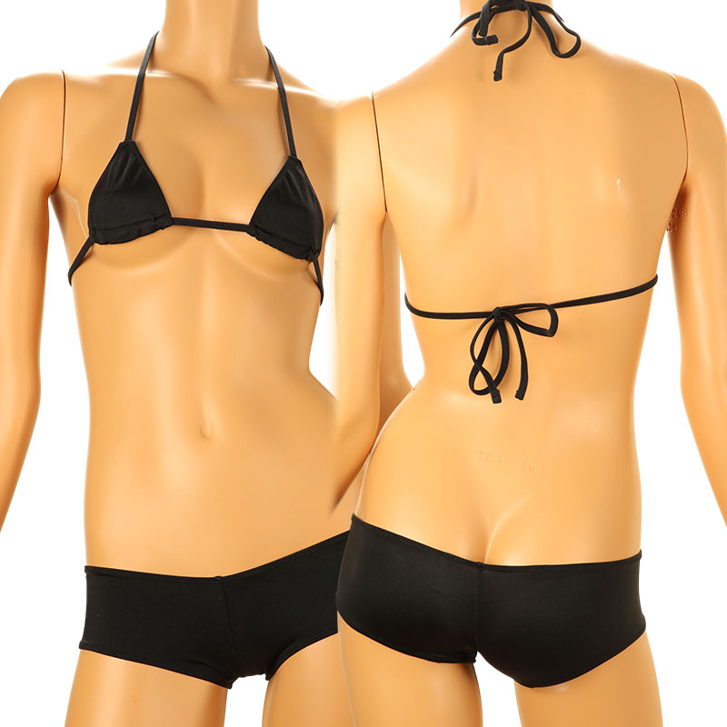 ラ・ポーム 快適＆セクシー MFSストレッチ ブラ＆ショーツ 統一感ペアセット 535036