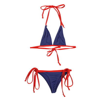 La Paum MFS Fabric Adjustable Triangle Bra & Panties Lingerie Set 535037