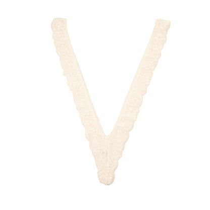 La-Pomme All-Lace V-Shoulder Playsuit 536224