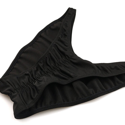 LA-POMME: Micro bikini set made with lustrous, stretchy Lycra fabric for vibrant colors. 539016