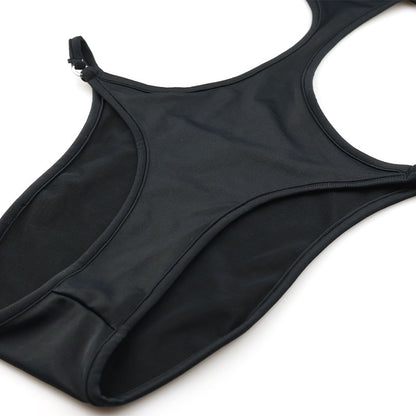 La Paum E6000 Fabric Halter Neck Playsuit Monokini Lingerie 539022
