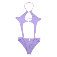 ラ・ポーム ハリ感＆伸縮性抜群 E6000モノキニ 胸元大胆デザイン 540011