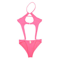 ラ・ポーム ハリ感＆伸縮性抜群 E6000モノキニ 胸元大胆デザイン 540011