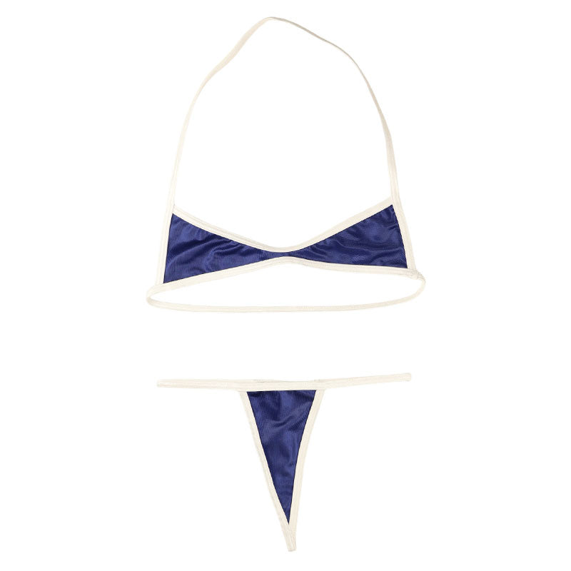 OUTLET】ラ・ポーム スーパーWET生地 マイクロビキニ Gストリング