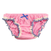 プチミニョン 綿フルバックショーツ ローライズ 通気性 快適 インゴム かわいい クシュクシュデザイン 561