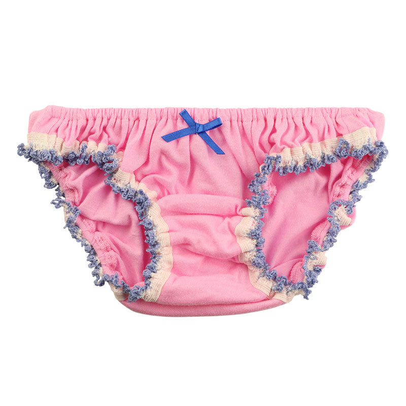 プチミニョン 綿フルバックショーツ ローライズ 通気性 快適 インゴム かわいい クシュクシュデザイン 561