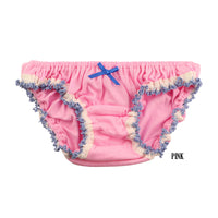 プチミニョン 綿フルバックショーツ ローライズ 通気性 快適 インゴム かわいい クシュクシュデザイン 561