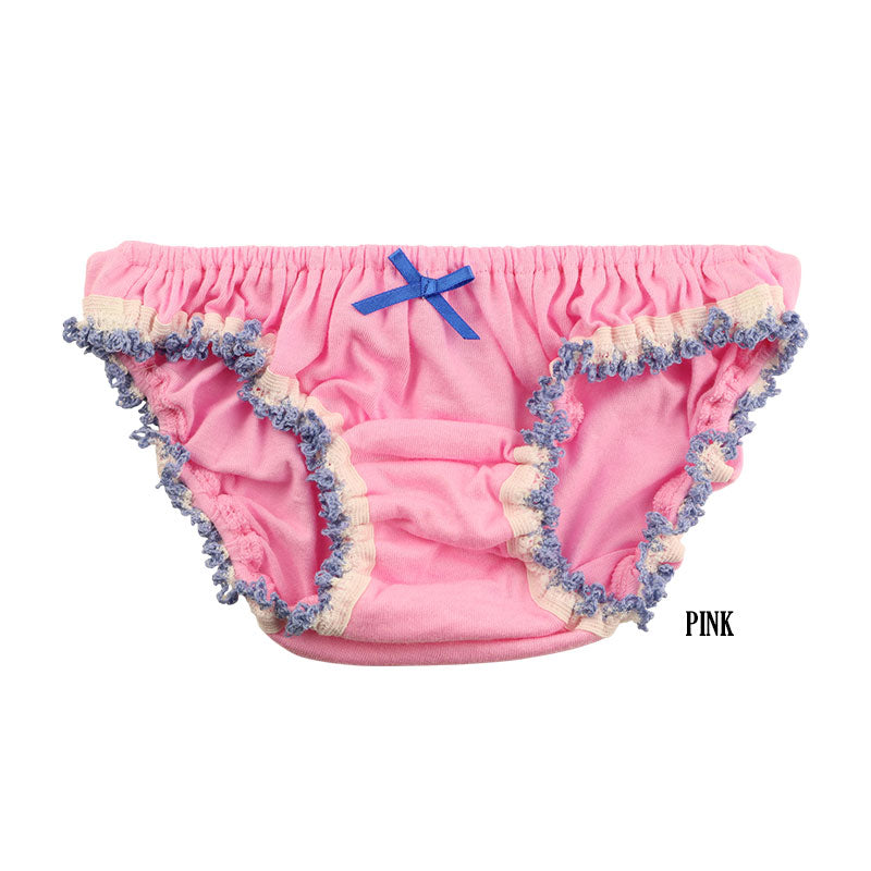 プチミニョン 綿フルバックショーツ ローライズ 通気性 快適 インゴム かわいい クシュクシュデザイン 561