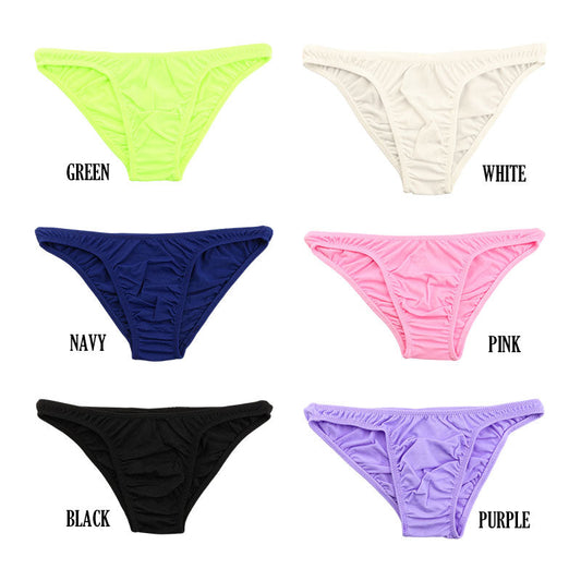 [OUTLET] Unisex SSS Fabric Simple Design Low-Rise Micro Half-Back Shorts 618140