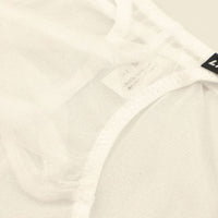 メンズ キラキラ輝く ハーフバックビキニ 透け感スパークハーフ 立体3Dポーチ 618149