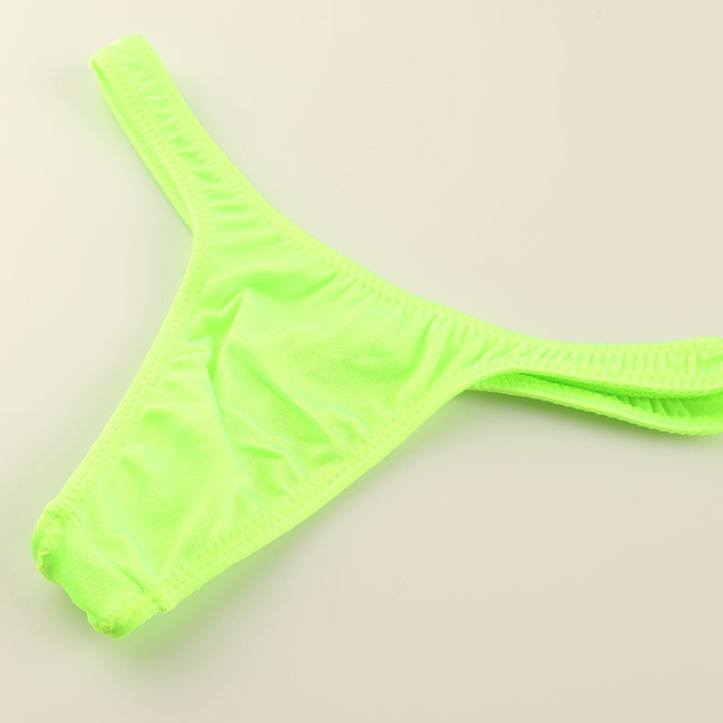ユニセックス ＴＳＫ生地 キラキラとした光沢感 極小 Tバックビキニ 619153