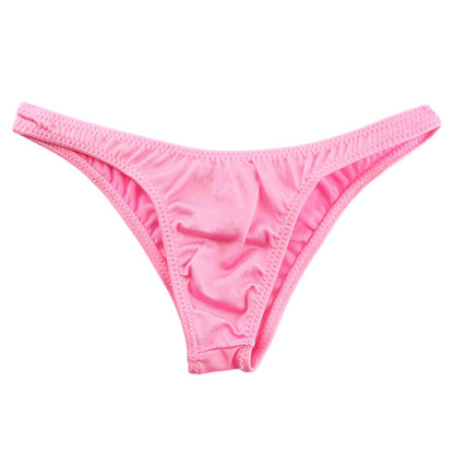 ユニセックス ＴＳＫ生地 キラキラとした光沢感 極小 ハーフバックビキニ 619154