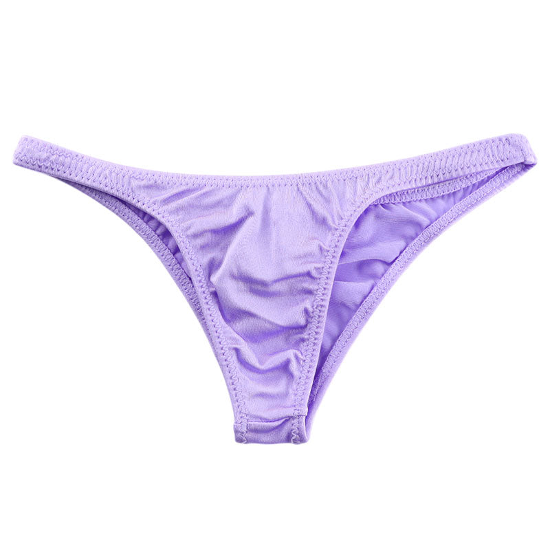 ユニセックス ＴＳＫ生地 キラキラとした光沢感 極小 ハーフバックビキニ 619154