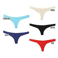 ユニセックス 肌にとろける MFSストレッチ生地 ハギ無しマイクロ極小Tバック 619157