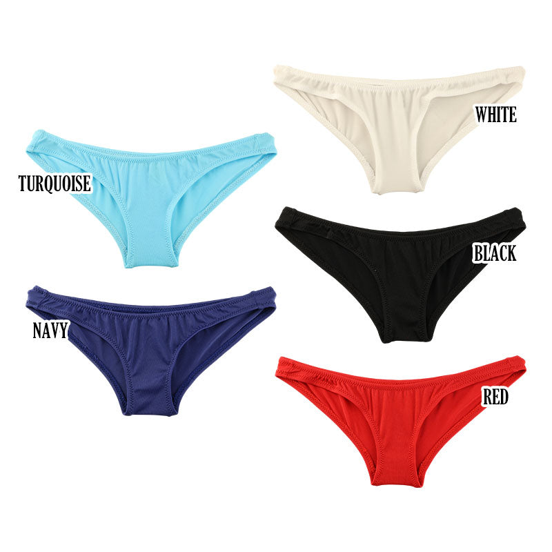 ユニセックス 肌にとろける MFSストレッチ生地 ハギ無しマイクロ極小ハーフバック 619158