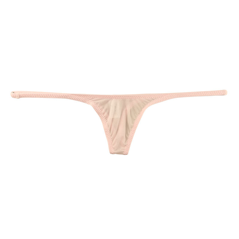 ユニセックス もっちり肌触り 極小Tバックショーツ 脇重ねデザイン 619159