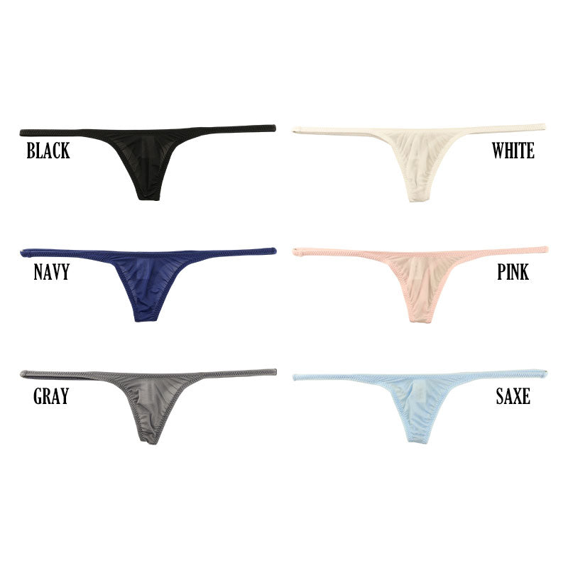 ユニセックス もっちり肌触り 極小Tバックショーツ 脇重ねデザイン 619159