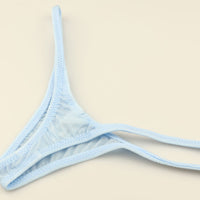 ユニセックス もっちり肌触り 極小Tバックショーツ 脇重ねデザイン 619159