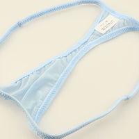 ユニセックス もっちり肌触り 極小Tバックショーツ 脇重ねデザイン 619159