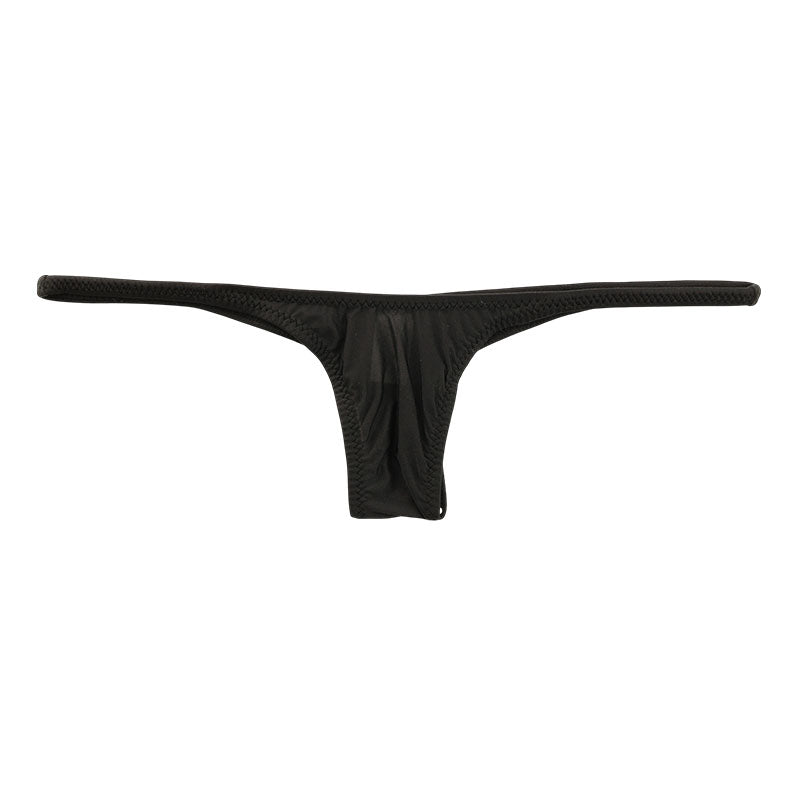 ユニセックス もっちり肌触り 極小ハーフバックショーツ 脇重ねデザイン 619160