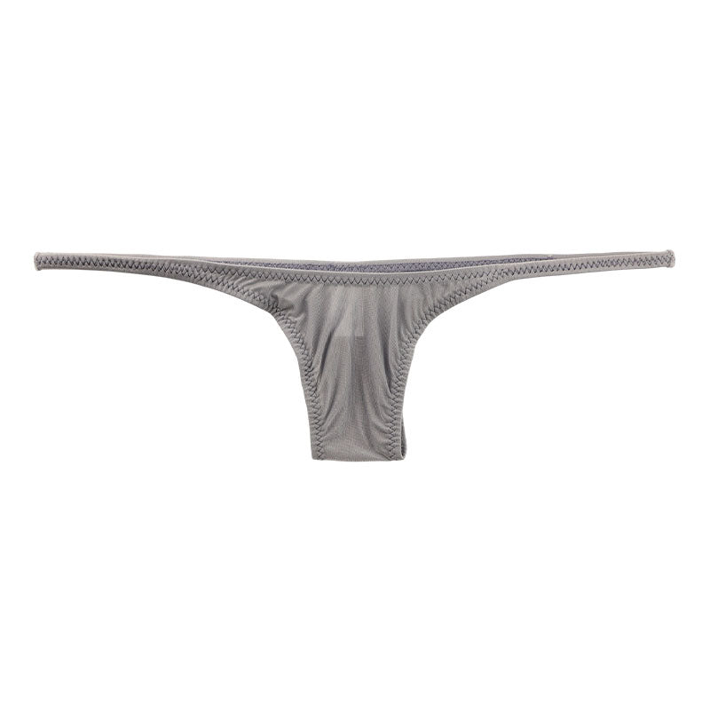 ユニセックス もっちり肌触り 極小ハーフバックショーツ 脇重ねデザイン 619160