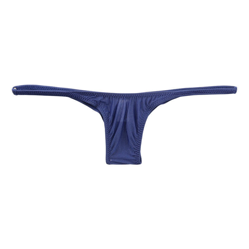 ユニセックス もっちり肌触り 極小ハーフバックショーツ 脇重ねデザイン 619160