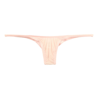 ユニセックス もっちり肌触り 極小ハーフバックショーツ 脇重ねデザイン 619160