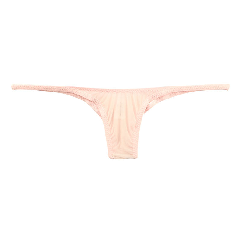 ユニセックス もっちり肌触り 極小ハーフバックショーツ 脇重ねデザイン 619160