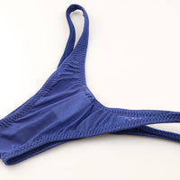 ユニセックス もっちり肌触り 極小ハーフバックショーツ 脇重ねデザイン 619160