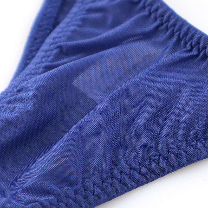 ユニセックス もっちり肌触り 極小ハーフバックショーツ 脇重ねデザイン 619160