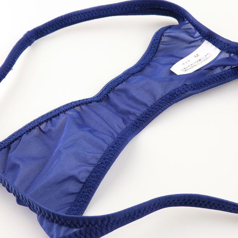 ユニセックス もっちり肌触り 極小ハーフバックショーツ 脇重ねデザイン 619160