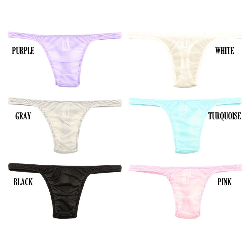 Unisex T-back shorts in airy sheer NHK fabric for a lightweight fit. 619176