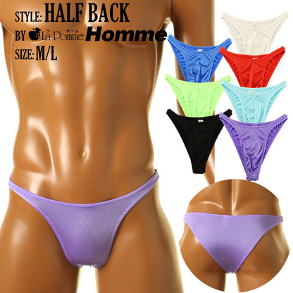 Men's TSK fabric no seam simple design half back bikini 620063