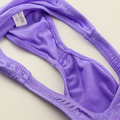 Men's TSK fabric no seam simple design half back bikini 620063