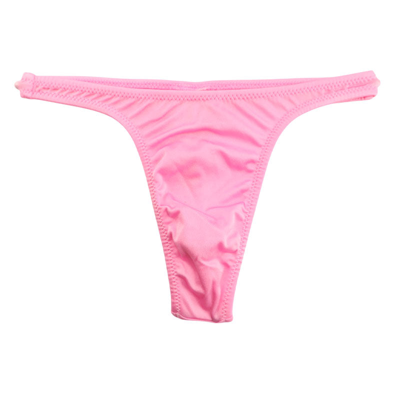 【OUTLET】ユニセックス TSK生地 シンプル セクシー ハイレグデザイン Tバックショーツ 620064