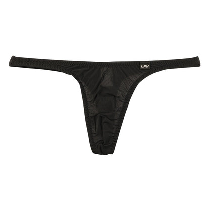 Men's T-back Bikini, GUS Fabric, Ultra-Shallow, Half-Seam, Sheer, High-Stretch Underwear, 620070